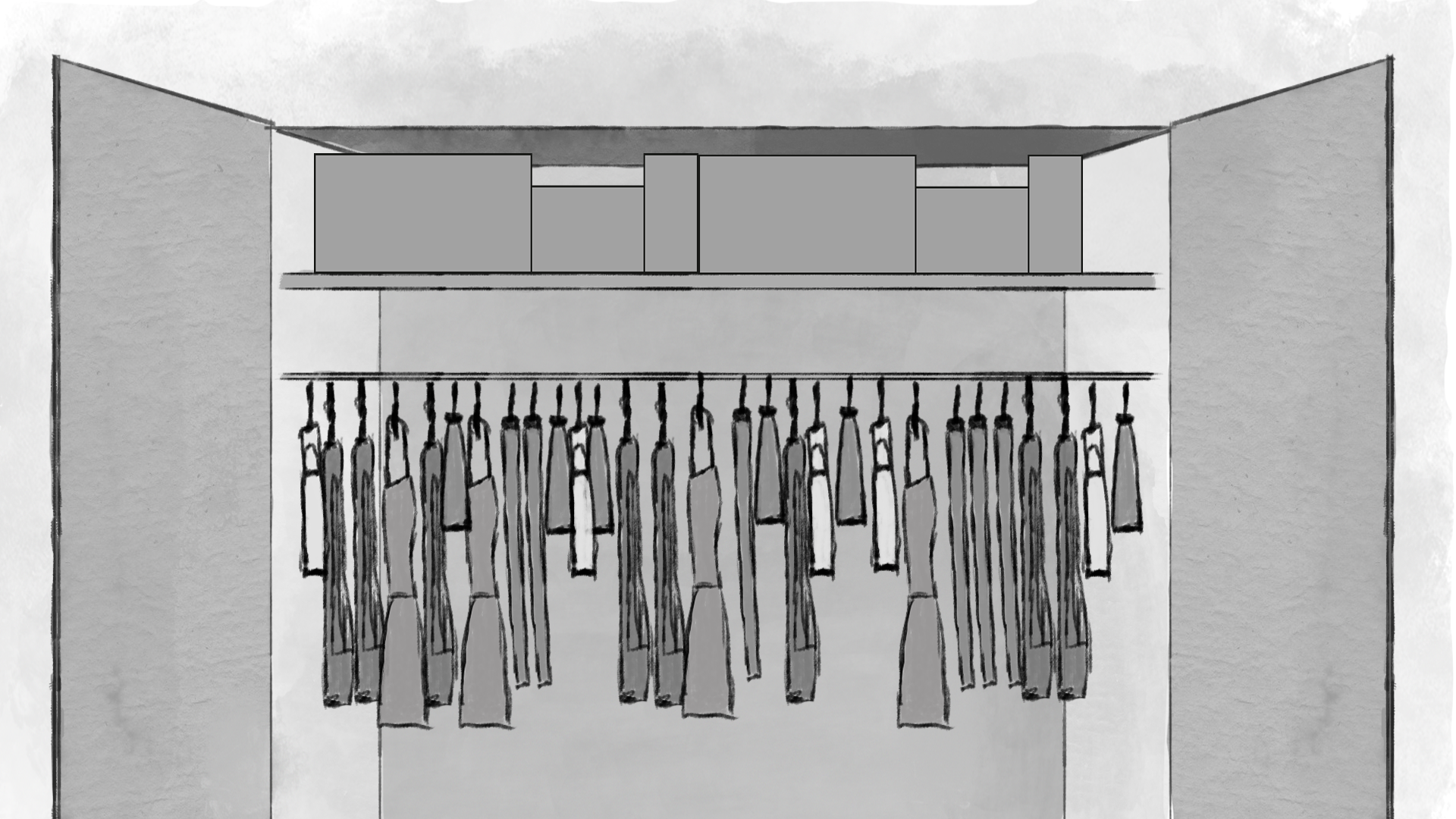 Amy's wardrobe