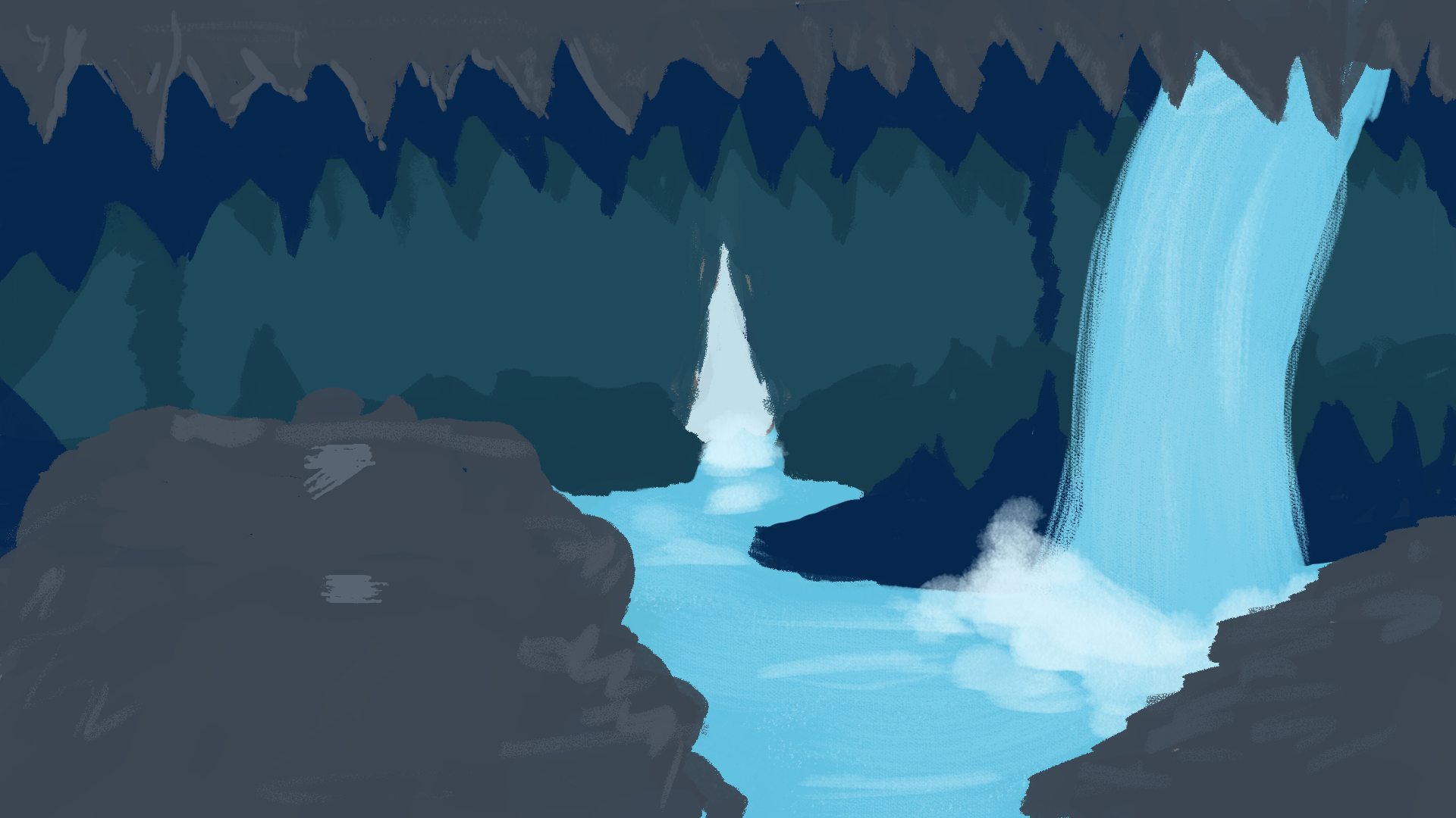 Background for An Phiast's Cave